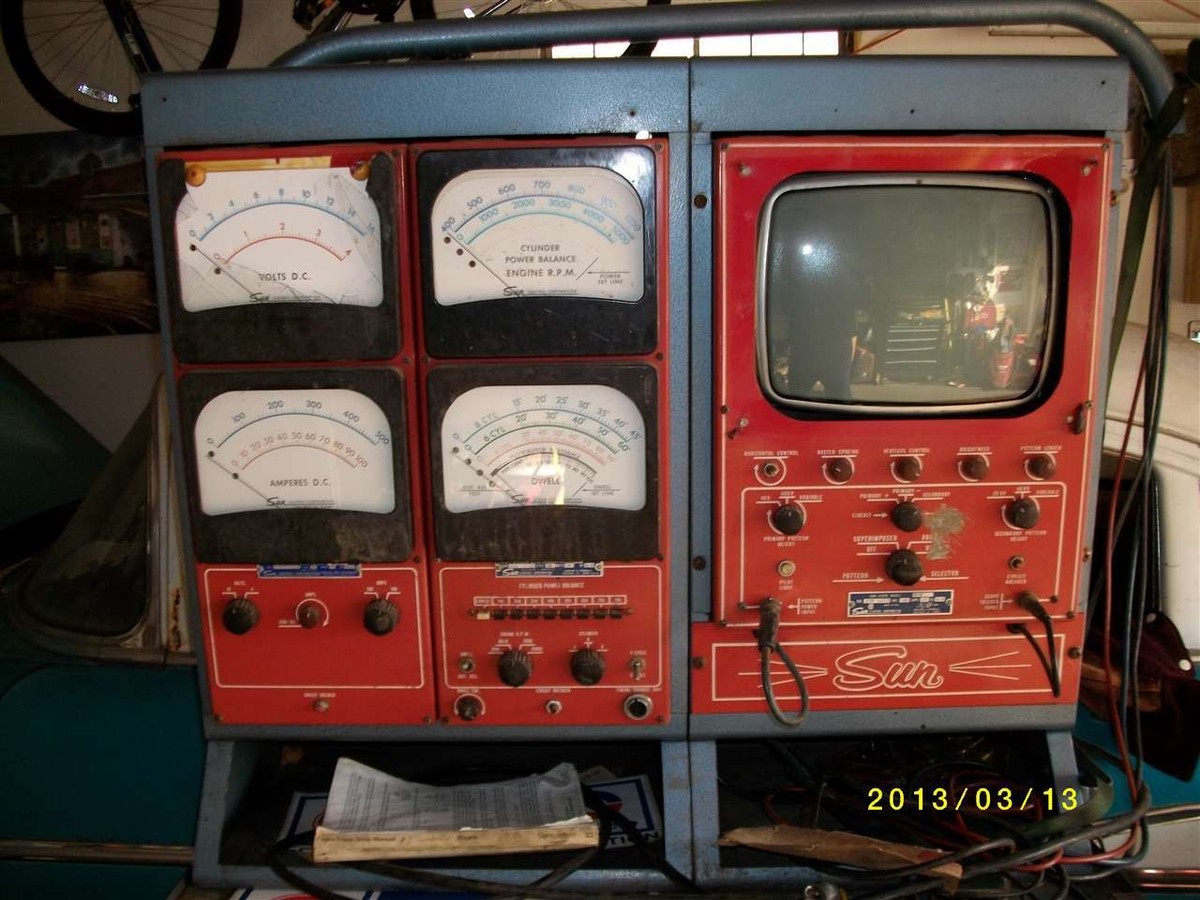 sun electric engine analyzer rastronic 1974-84 suntester