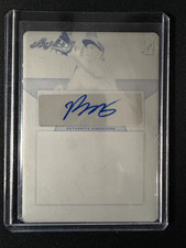 ⚾ 2020 Leaf Perfect Game Benny Montgomery #PA-BM1 Black Printing Plate 1/1 Auto