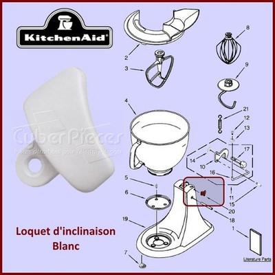 Kitchenaid Schloss weiß 3184262