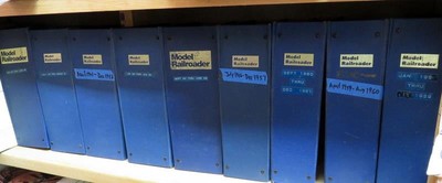 1940s-1960s Model Railroader Magazine Bound Multi-Year Blue Binder - U CHOOSE