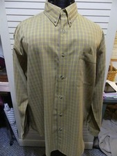 Columbia Sportswear GRT Men  s XL Plaid Button-Down Shirt Long Sleeve Yellow