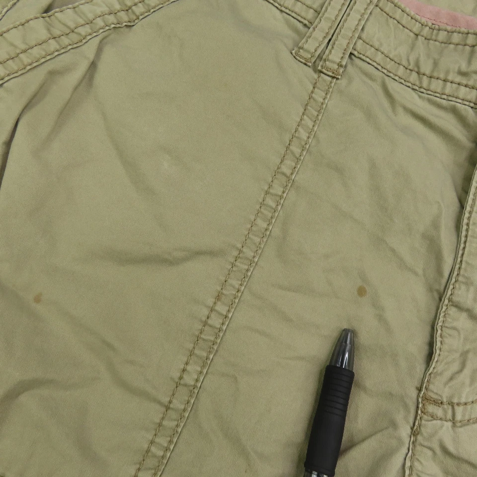 Merona Cargo Shorts Womens 8 Khaki Tan Pockets Outdoor Casual Utility Summer - Image 2 of 4