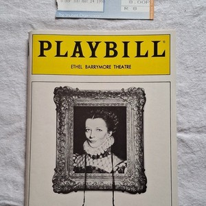 1990 Playbill Ethel Barrymore Theatre Maggie Smith in Lettice & Lovage