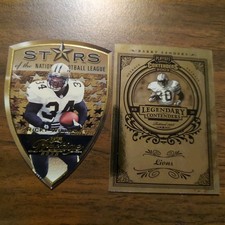 Barry Sanders Playoff LEGENDARY LC-1 GOLD Ricky Williams STARS SN30 DieCut #/500