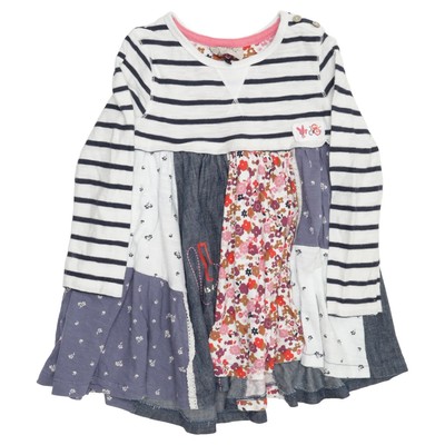 Next, Kleid, Größe: 92, Mehrfarbig, Baumwolle, Streifen, Mädchen #bTl