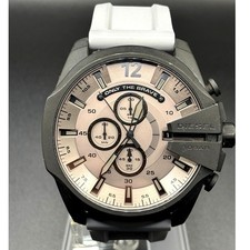 Orologio Diesel DZ4496 Mega Chief Uomo Cronografo Quadrante Grigio Cinturino Silicone 51mm