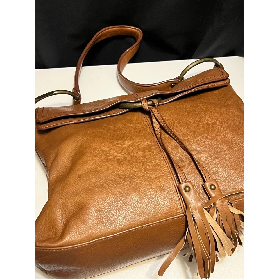 Alfani кожи наплечная сумка Hobo стиль сумочки кисточки деталь дизайнерская сумка - Изображение 2 из 4