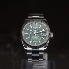Rolex Sky-Dweller Green Dial Stainless Steel Watch 336934 2024 Full Set 2
