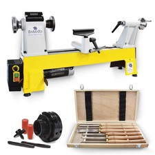 BAMATO Drechselmaschine WL-460V SET3 Drechselbank 550W 230V 42kg Backenfutter