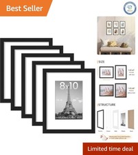 Set of 5 Elegant 8x10 Collage Picture Frames - Perfect for Memorable Displays