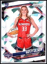 2025 Panini Prizm WNBA #145 Lucy Olsen Ice Prizms Washington Mystics