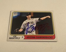 JOE MANTIPLY Autographed 2023 Topps Heritage IP AUTO SIGNED