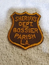obsolete uniform patch from the Bossier Parish Sheriff's Office in Louisiana
