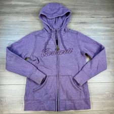 Carhartt Clarksburg Zip-Front Hooded Sweatshirt Women's Small Purple Lavender