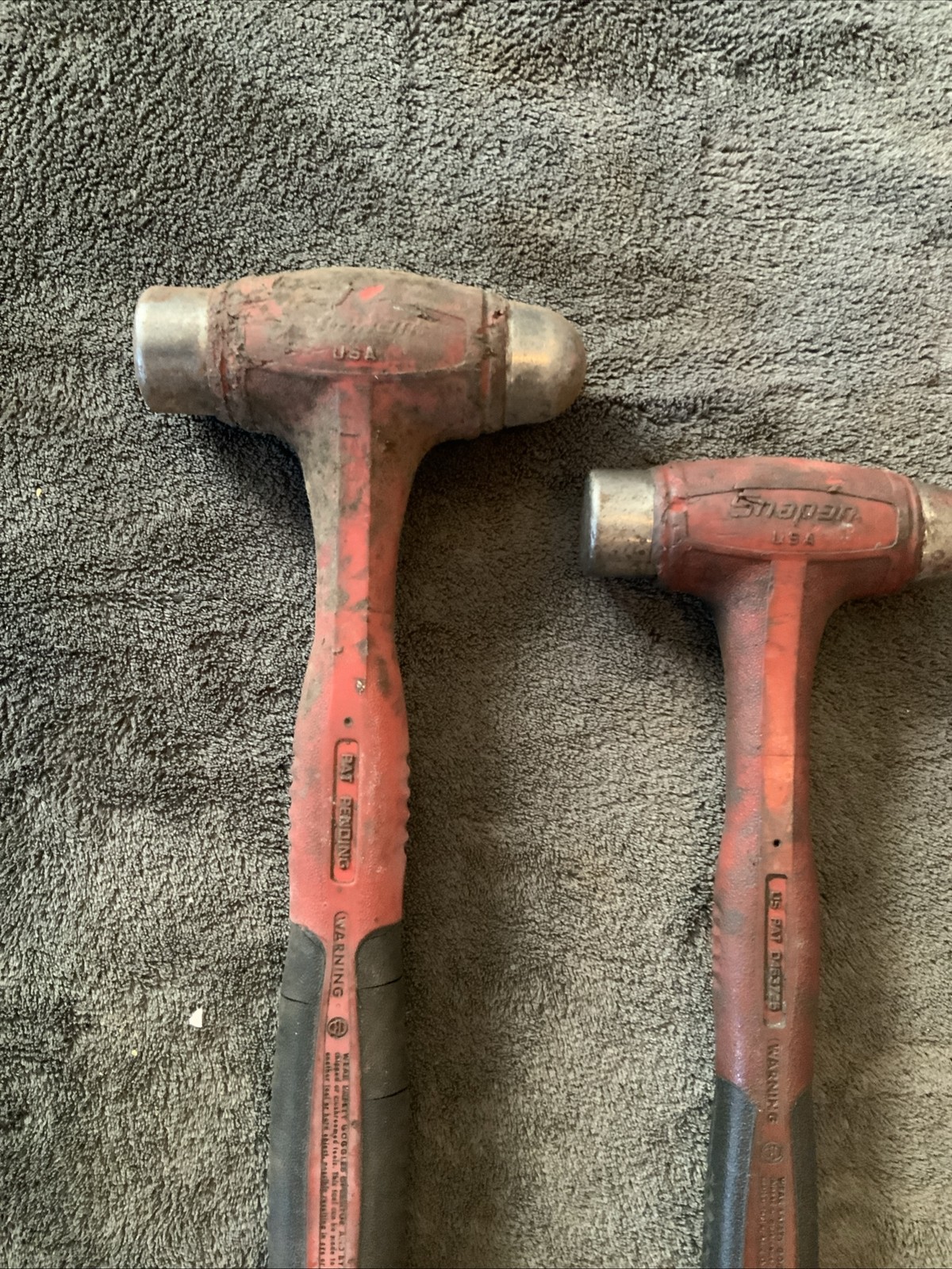 Snap On 3pc Hammer Set, Hbfe48, Hbbd24, Hbbd16….see,pics…