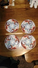 Set of 4 Vintage Georges Briard Heirloom Fine China Dinner Plates 10.25"