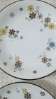 Atomic Snowflake Noritake Saucers & Bread Plates — photo 4