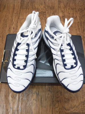 Nike Air Max 97/Plus White/Metallic Silver Youth Sneaker 6.5 ~NewWBox~