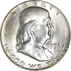 1956-P Franklin Half Dollar