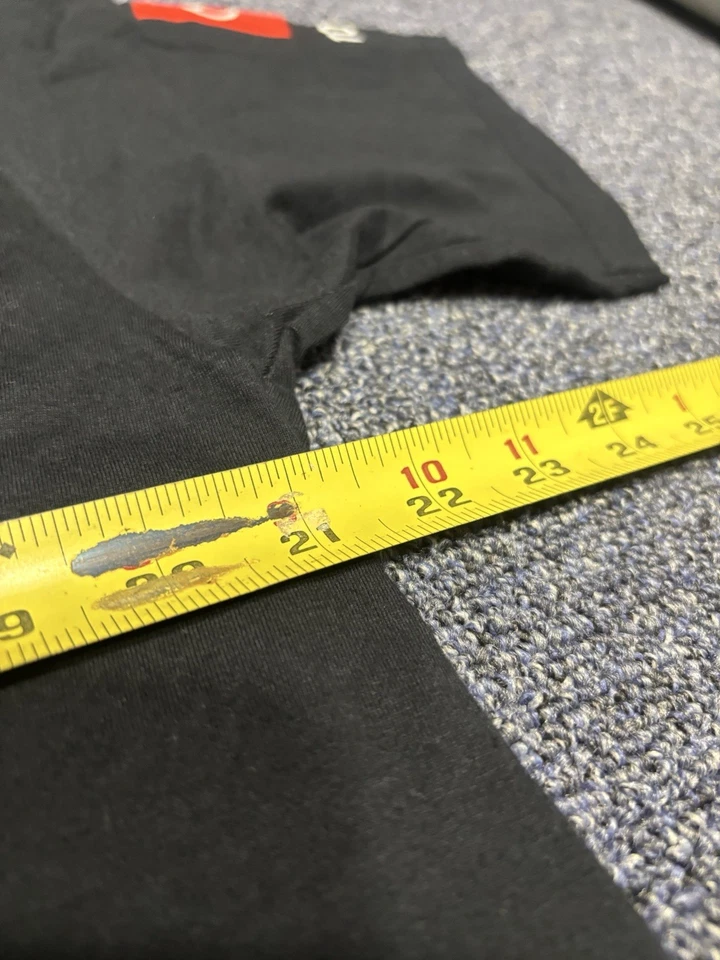 Camiseta para hombre Toyota Racing talla L negra roja blanca logotipo a rayas manga corta P3 Foto 4 de 4