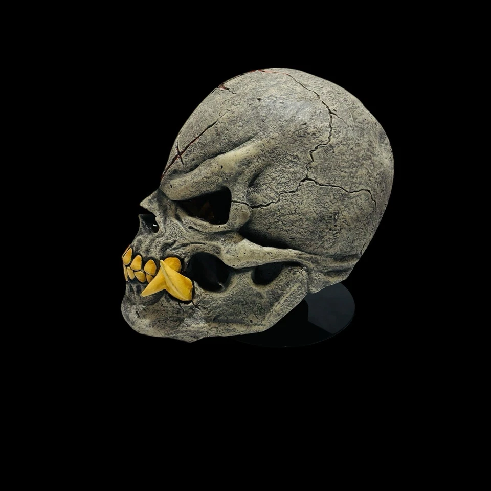 Mask Illusions Halloween Adult Sized Cosplay Doom Skull Skeleton Death Mask RARE - Image 2 of 4