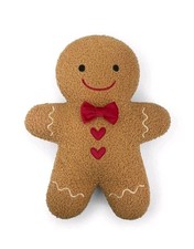 Target Bullseye's Playground Christmas 2025 Gingerbread Man Pillow 14"H NEW 
