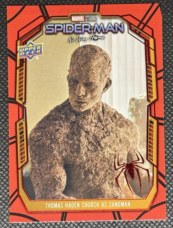 Thomas Haden Church As Sandman #E-8 2023 Upper Deck Spider-Man Red Foil