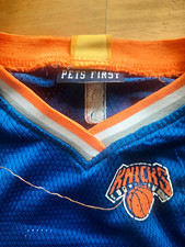 PETS FIRST NBA New York Knicks Dog Jersey M Polyester Breathable Blue Orange