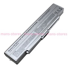 Batteria 5200mah per Sony Vaio VGP-BPS9/B VGP-BPS9/S VGN-AR550 BPL9 Argento