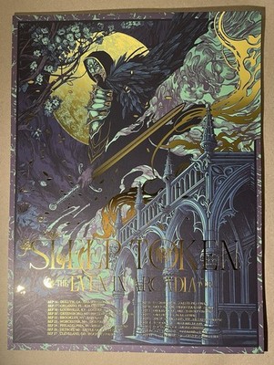 Sleep Token Gold Foil Poster Same Day Shipping Even In Arcadia US