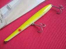 Appât De Pêche Vintage Stan Gibbs - Nageur Casting, Bois, Eau Salée, Lot #16948, Rare