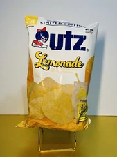 🔵 New Limited Edition UTZ Lemonade Sweet Tangy Sour Potato Chips 7.75oz