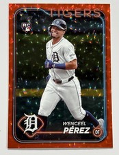 2024 Topps Update Wenceel Perez #US233 Orange Crackle Foilboar /299 RC