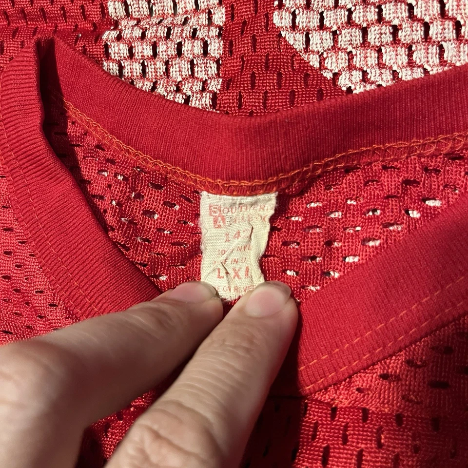 Vintage 1980s Hawaii Waialua Football Jersey Size Youth L/XL - Image 3 of 3