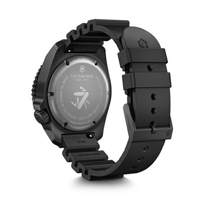 Unused VICTORINOX Dive Pro 241997 Black Auto Titanium 300M Men's