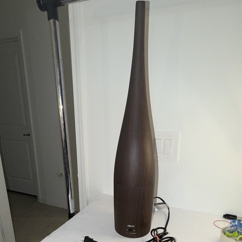 Objecto H4 Ultrasonic Tower Humidifier Brown Wood Effect 0.7 gal Wi-Fi Timer
