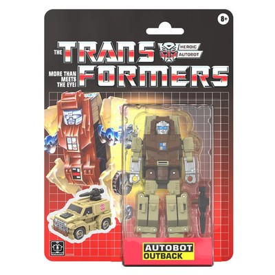 HASBRO TRANSFORMERS RETRO CARDBACK G1 OUTBACK ACTION FIGURE | eBay