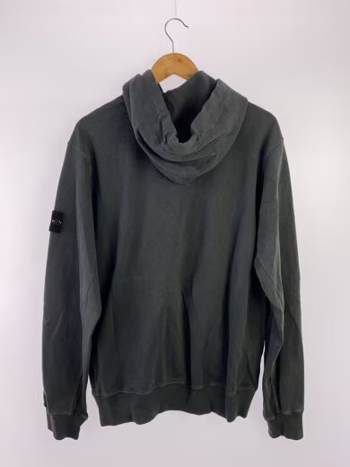 STONE ISLAND Zip Hoodie/ XL/ Cotton/ Gray/ Solid Color/ K1S156100021S0060 thumbnail 2