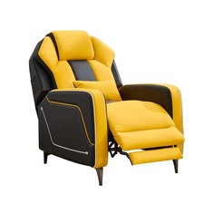 Gaming Chair Recliner Ergonomic Reclining Sofa w/Extended Footrest Pocket Remote