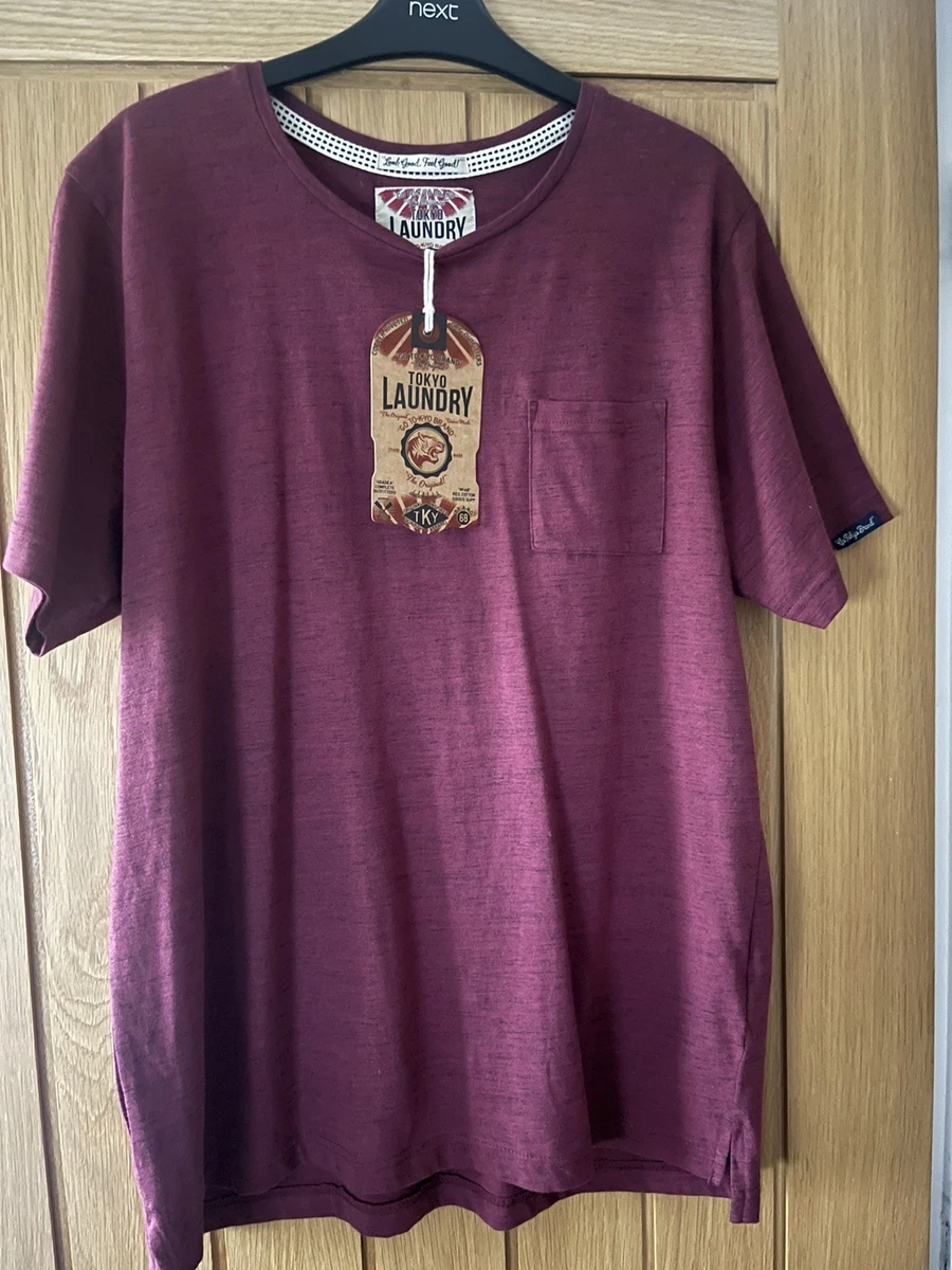 Tokyo Laundry - T-Shirt - 'Pro' - Manica lunga - Uomo