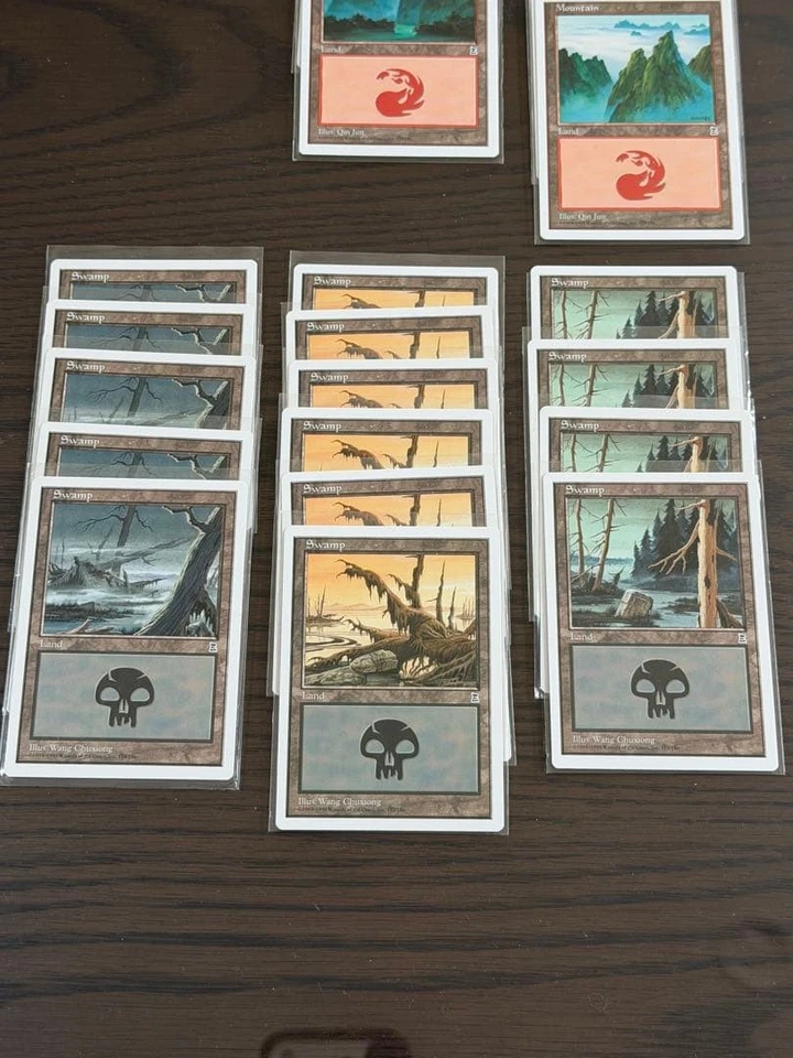 Mtg Ptk Portal Three Kingdoms Basic Land English Version Swamp Island Forest Mou - Image 3 of 4