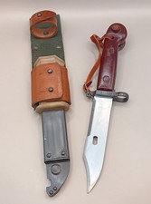 Romanian Type I Bayonet w/ Complete Sheath - 7.62x39 - EXC Soviet Cold War 