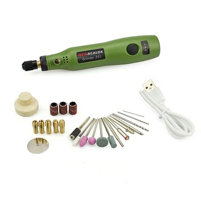 25Tlg Mini Dremel Multifunktionswerkzeug Akku USB für Mehrzweck Drehwerkzeug