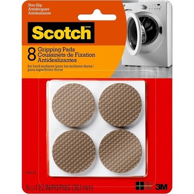 Round Self-Adhesive Gripping Pads Non-Slip Furniture Pads for Appliances Floors