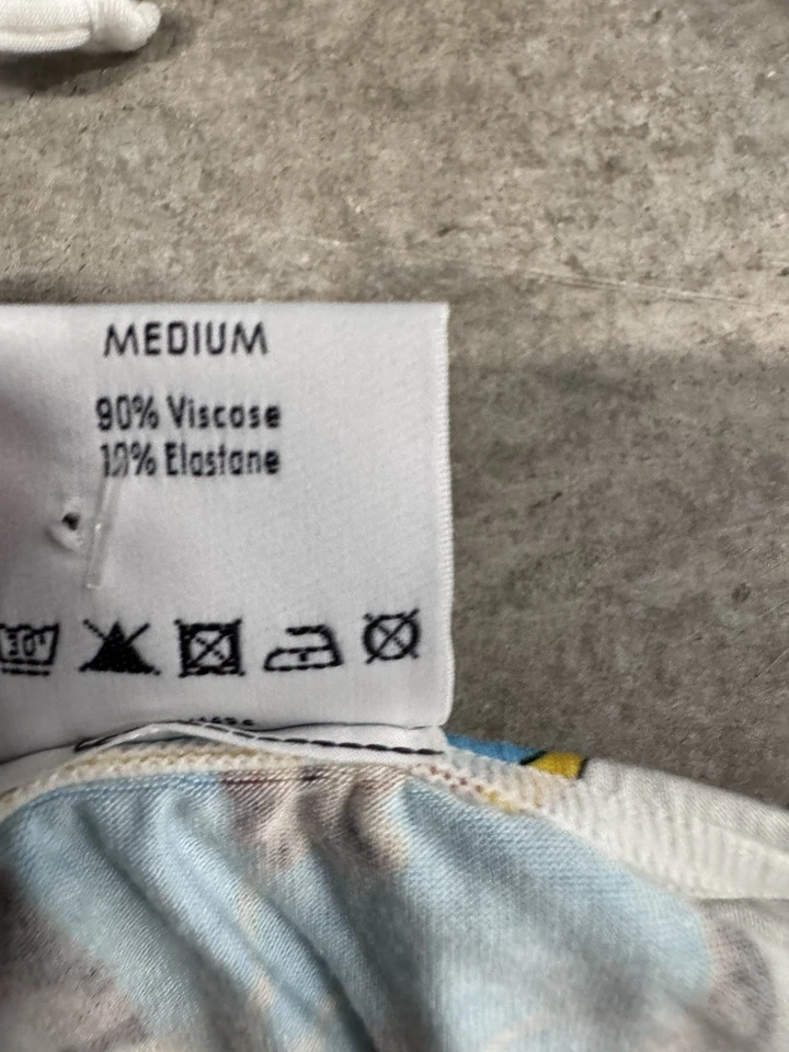 Blusa Wolford Crop Tank Halter Top Para Mujer Mediana Floral Correa de Espagueti NUEVA Foto 3 de 4