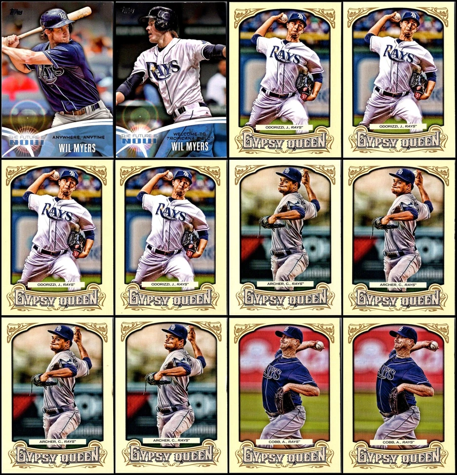 2014 Tampa Bay Rays (75) Card Lot - RARE TREASURE - Image 2 of 4