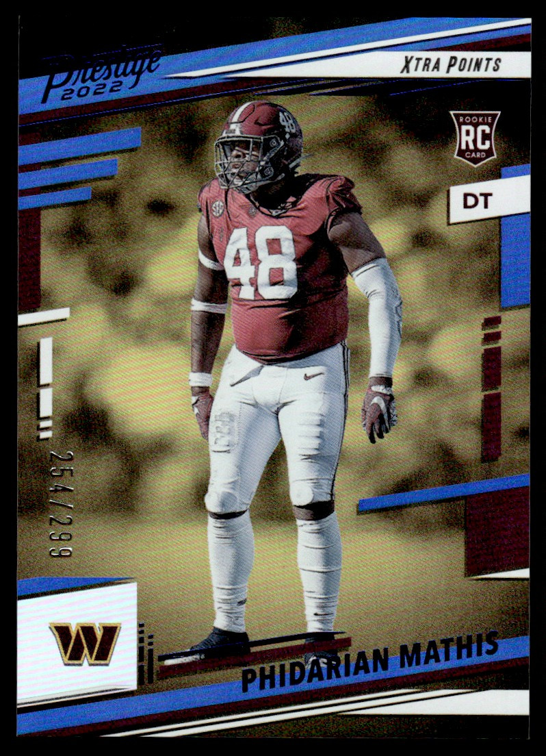 Phidarian Mathis Panini Prestige #352 Blue Xtra Points