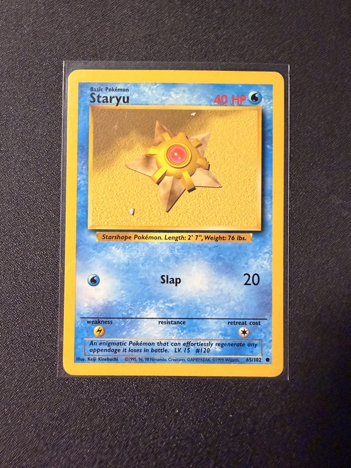 Base Set Pokémon TCG Staryu