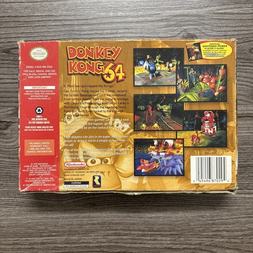 Donkey Kong N64 Nintendo 64 Box Only - Picture 2 of 6