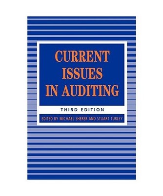 Current Issues in Auditing